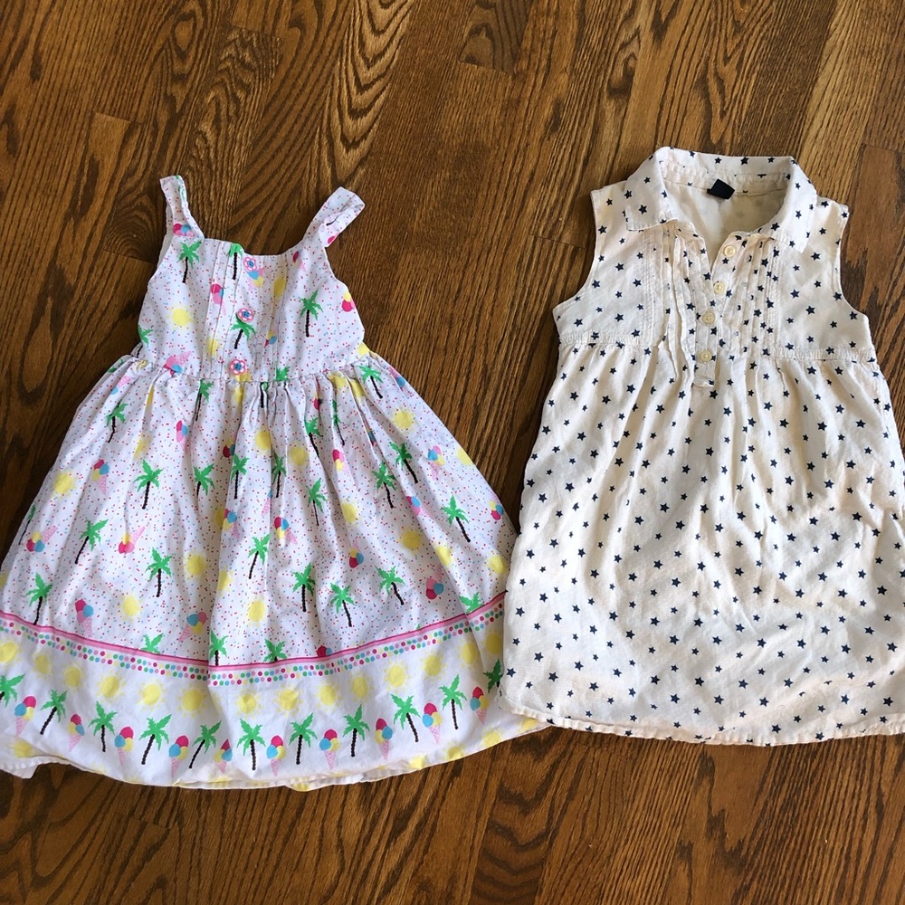 2 Marmellata & Baby Gap little girl cotton dresses
